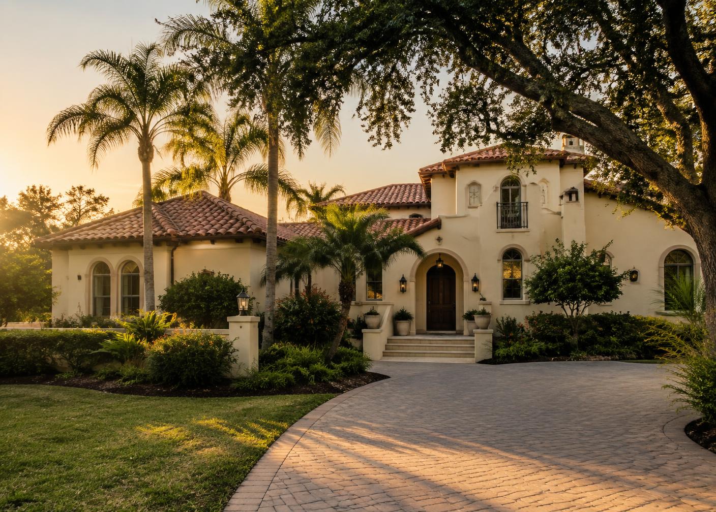 Mediterranean Villa illustrative concept