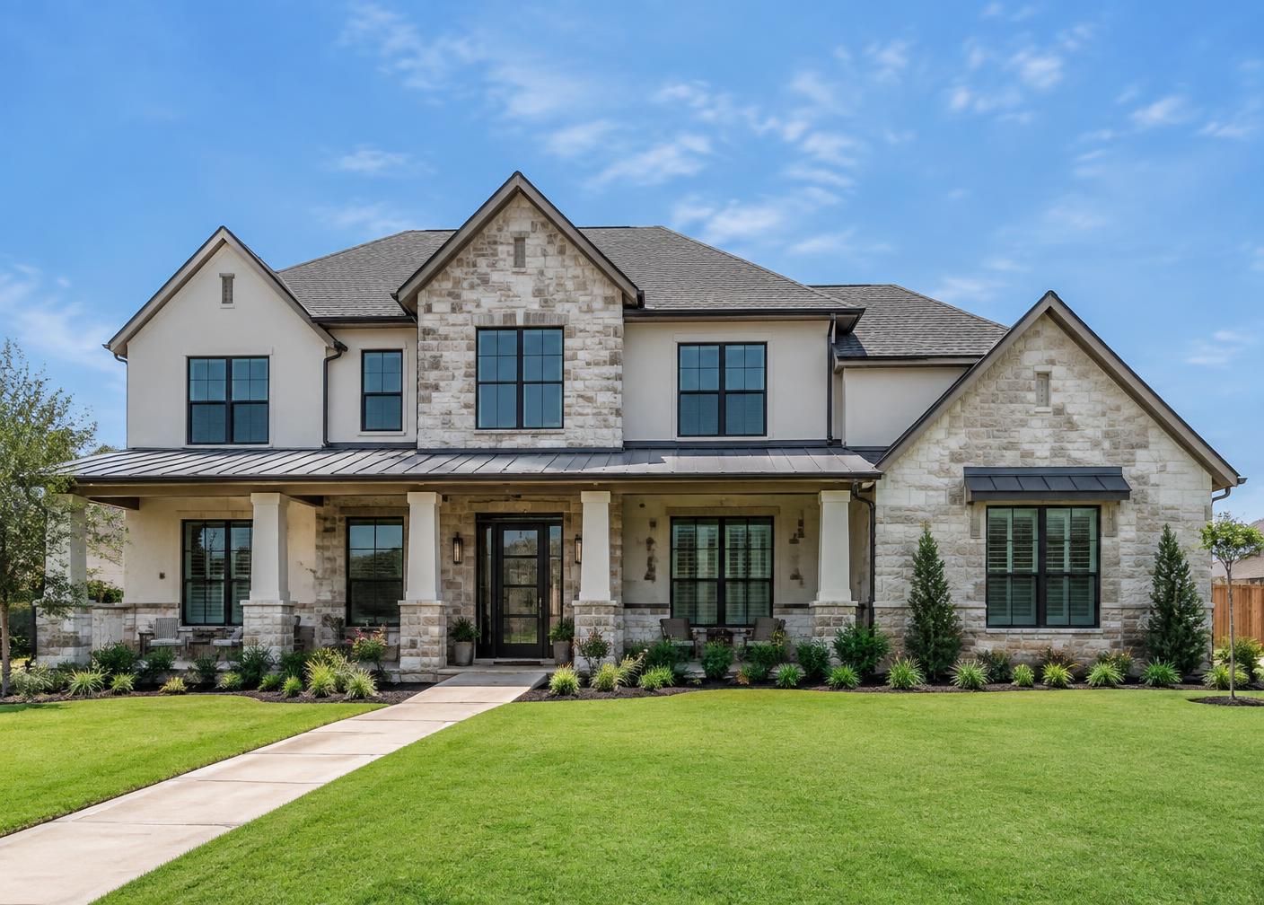 Transitional Two-Story illustrative concept